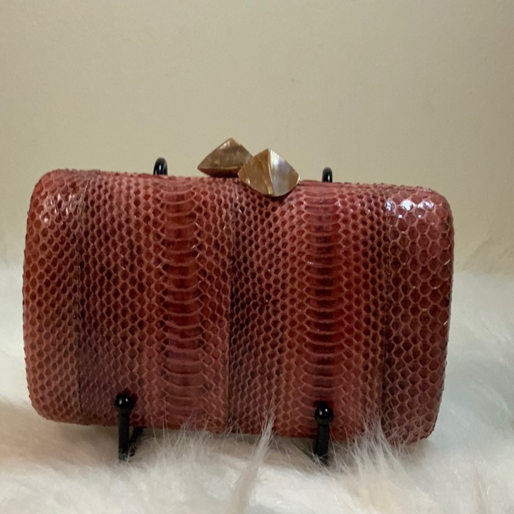 Serpui Marie Snake Clutch/ Crossbody (NWT)